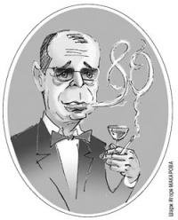 Шарж на Аркадия Райкина