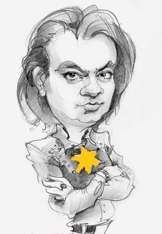 Сергей Зверев шарж