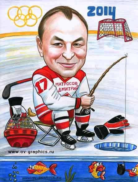 Шарж хоккеист Шигорина