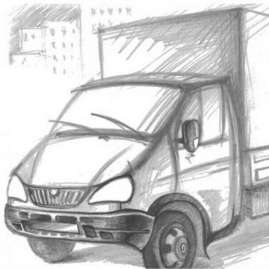 Газель рисунок