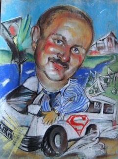 Шарж на водителя Газелистов