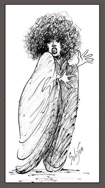 Алла Пугачева карикатура