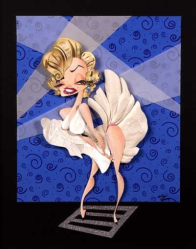 Шарж Мэрилин Монро