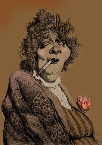 Раневская карикатура