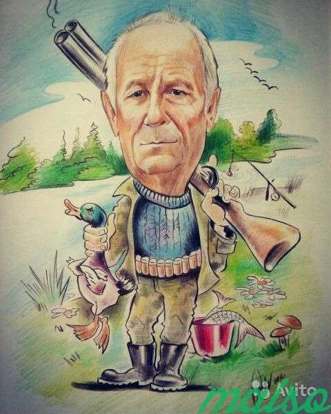 Шарж охотник