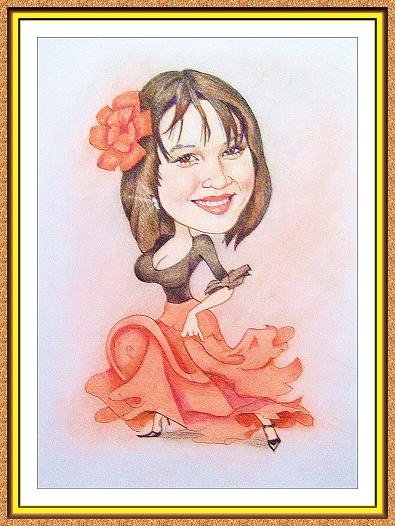 Дружеские шаржи на женщин