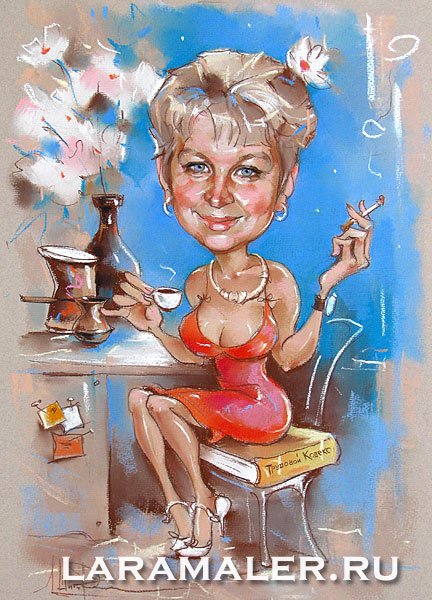 Шарж Лариса Шигорина