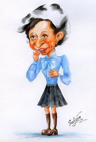 Людмила Гурченко шарж