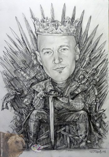 Царь Путин Железный трон