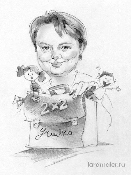 Учитель карикатура