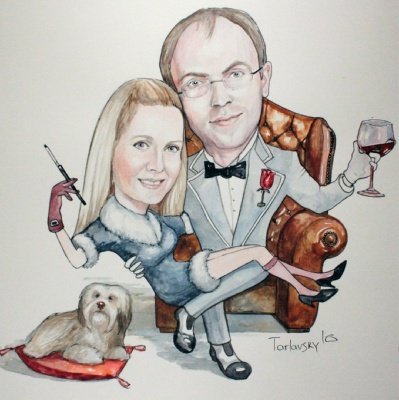 Надежда Бабкина карикатура