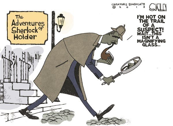 Шерлок Хомс карикатура женщины