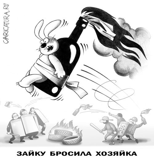 Зайчик карикатура