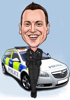 Полицейская девушка мультяшная