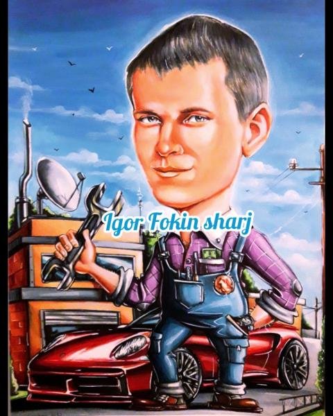 Владимир Волегов шаржи