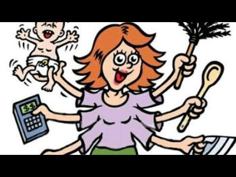 Многодетная мать карикатура