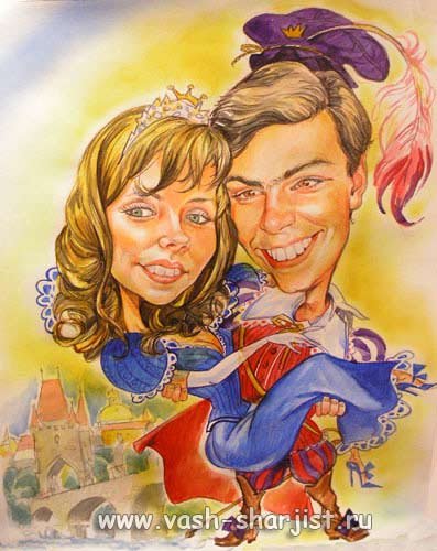 Шарж для пары