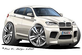 Карикатура на БМВ х5 сервис