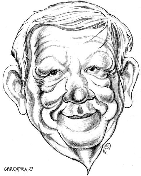 Балбес Юрий Никулин рисунок