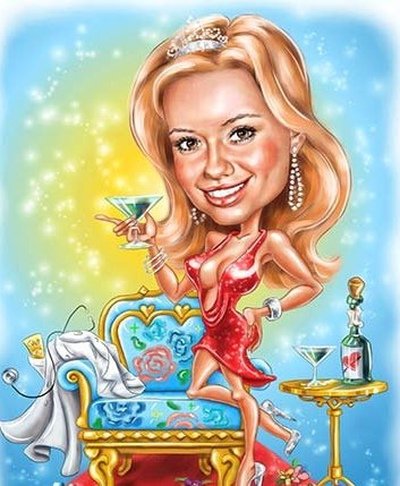 Шарж Королева