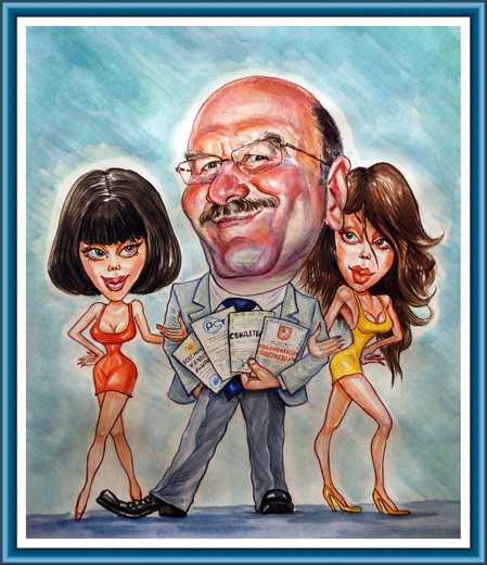 Велосипедист карикатура