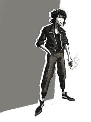 Цой карикатура