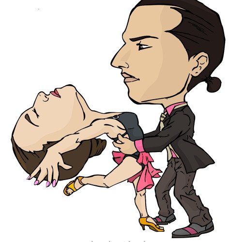 Шарж бальные танцы