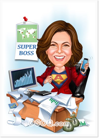 Бухгалтер карикатура