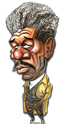 Морган Фримен мультяшный