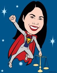 Шарж женский коллектив