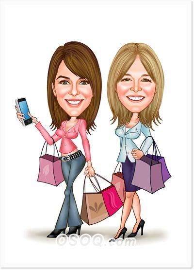 Веселые шаржи на женщин