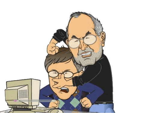 Стив Джобс с яблоком