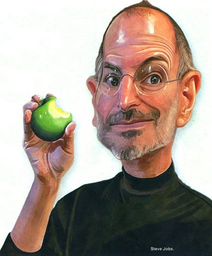 Стив Джобс мультяшный