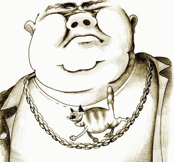 Бандит карикатура