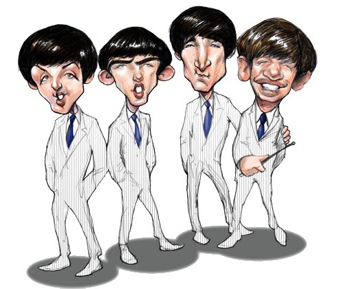 Битлз рисунки