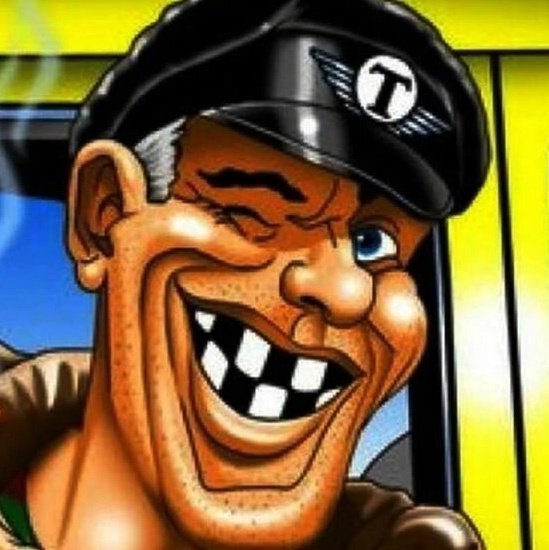 Злой таксист рисунок