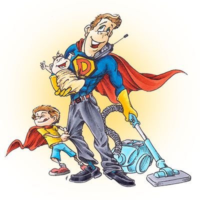 Шарж Супергерои