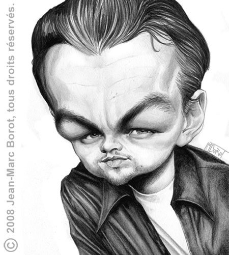 Шарж Леонардо ди Каприо