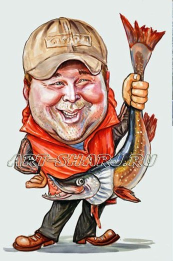 Мультяшные рыбаки