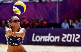 Пляжный волейбол мультяшный