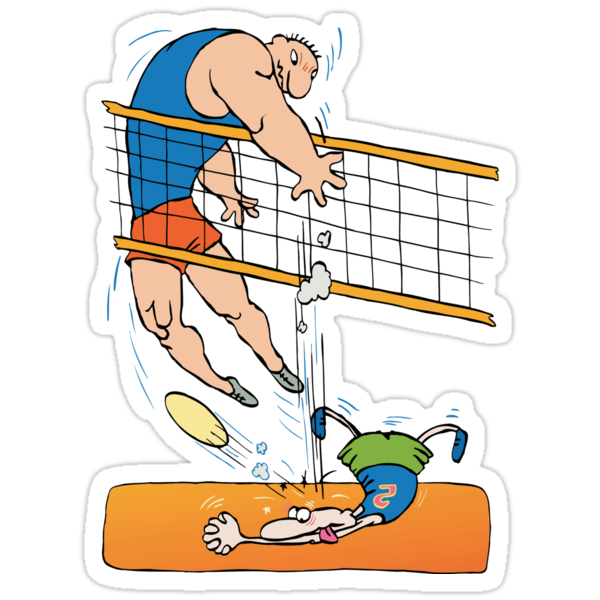 Карикатура баскетболиста