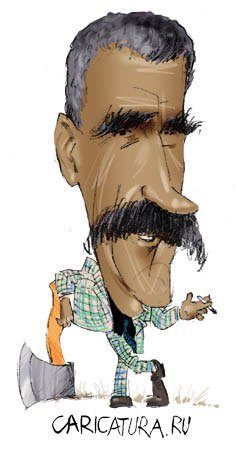 Шарж с микрофоном