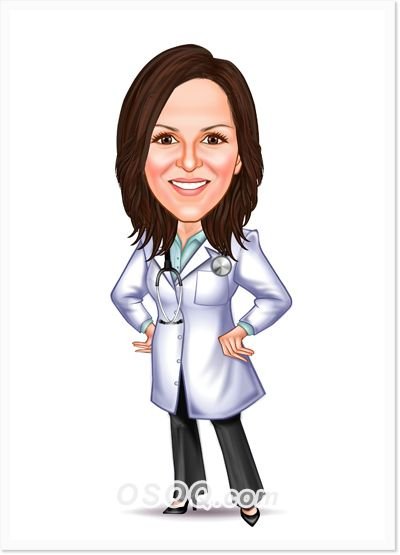 Шарж медсестра