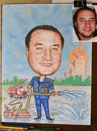 Шарж спасатель