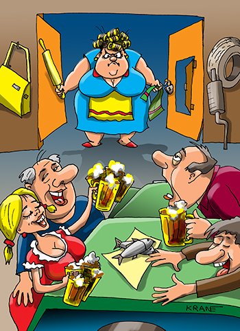 Карикатура гараж и машина