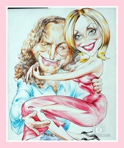 Рисунок на тему дружеский шарж