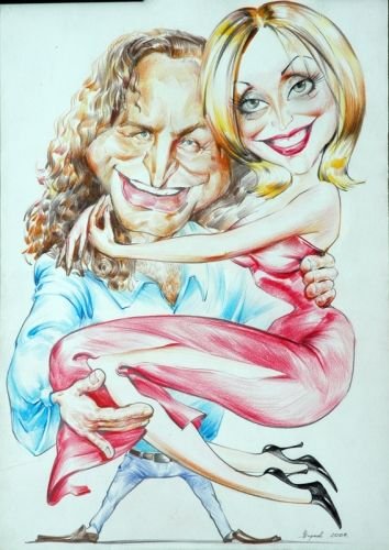 Кристина Орбакайте шарж