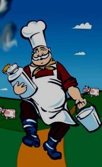 Молочник рисунок