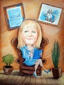 Смешной шарж для психолога