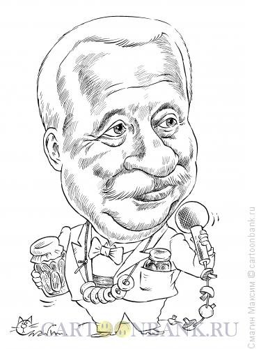 Евгений Петросян карикатура